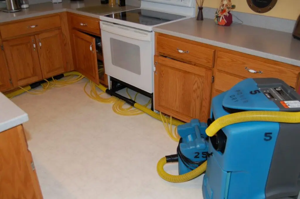 Cabinet drying equipment