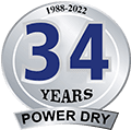 34 Years in Business Power Dry
