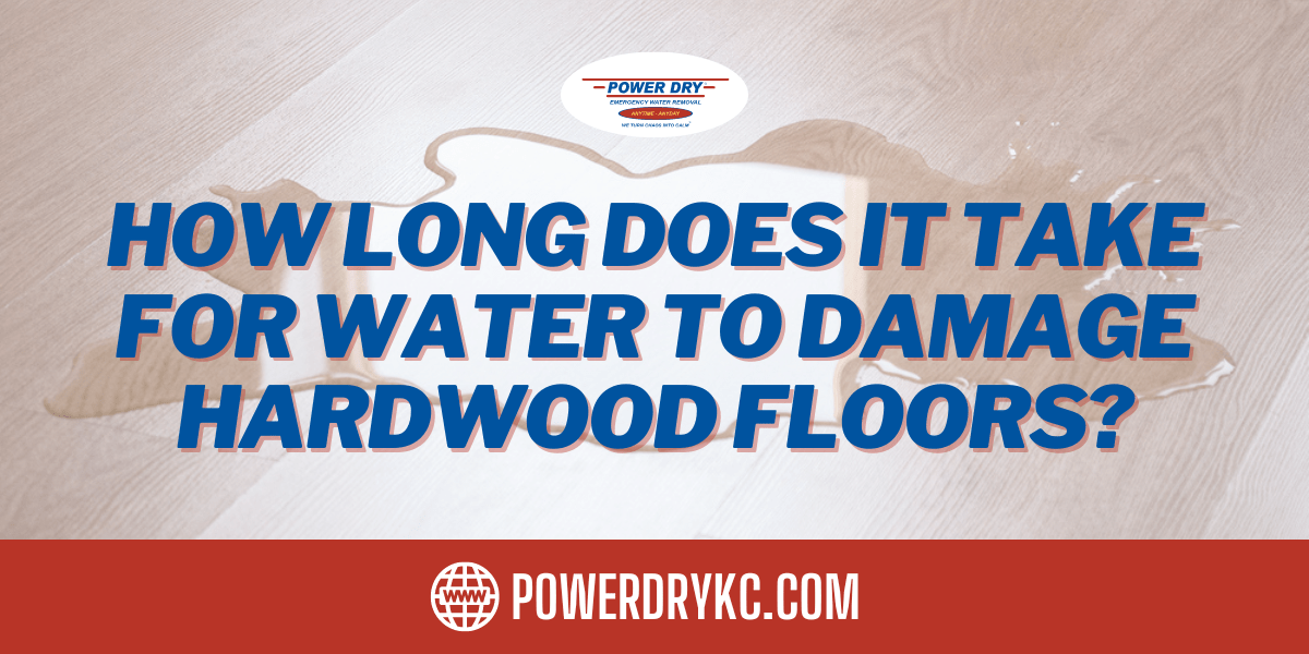 How Long Does It Take For Water To Damage Hardwood Floors