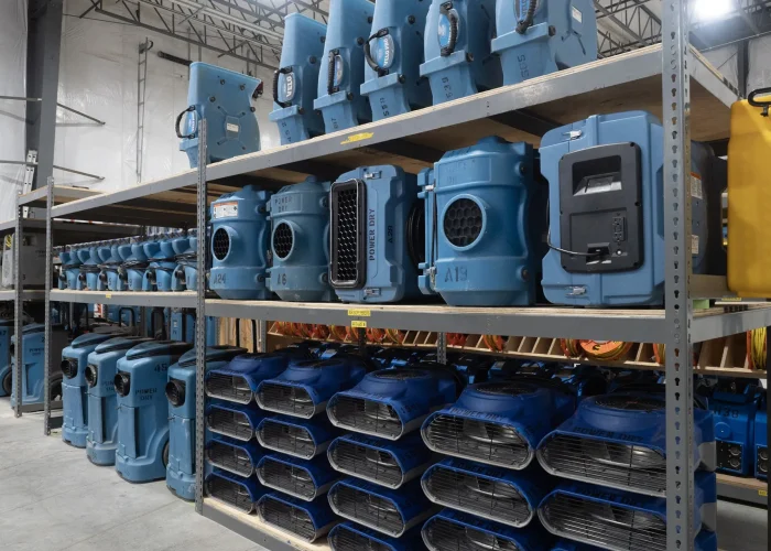 Power Dry's Water Damage Restoration Equipment