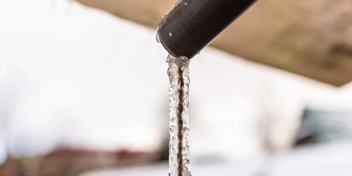 frozen water pipe
